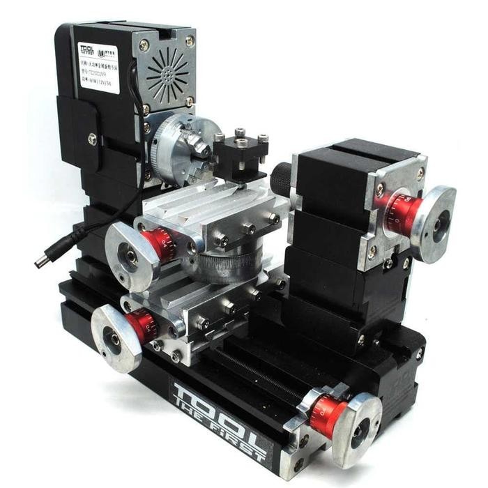 Mesin Bubut Mini untuk Kayu dan Semua Logam selain Besi Baja Keras