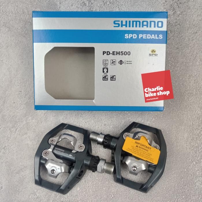 Ready Pedal Cleat SHIMANO SPD Pedal single sided for on-road ride PD-EH500