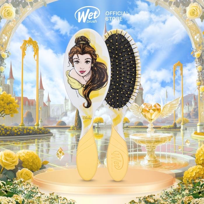 The Wet Brush Pro Stylized Princess Belle - Sisir Anti Kusut Mengurangi Rontok