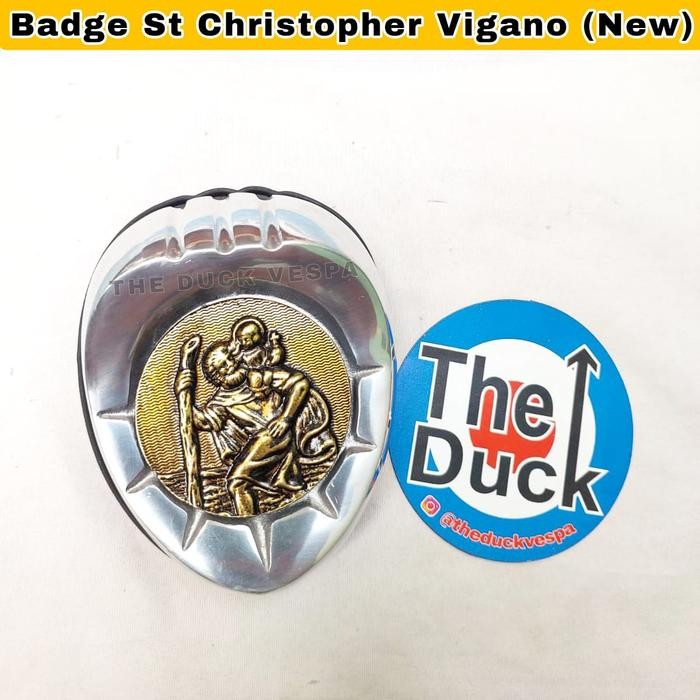 Emblem Badge St Christopher Vespa Lambretta