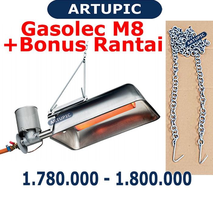 GASOLEC M8 PEMANAS KANDANG AYAM INFRARED GAS BROODER HEATER