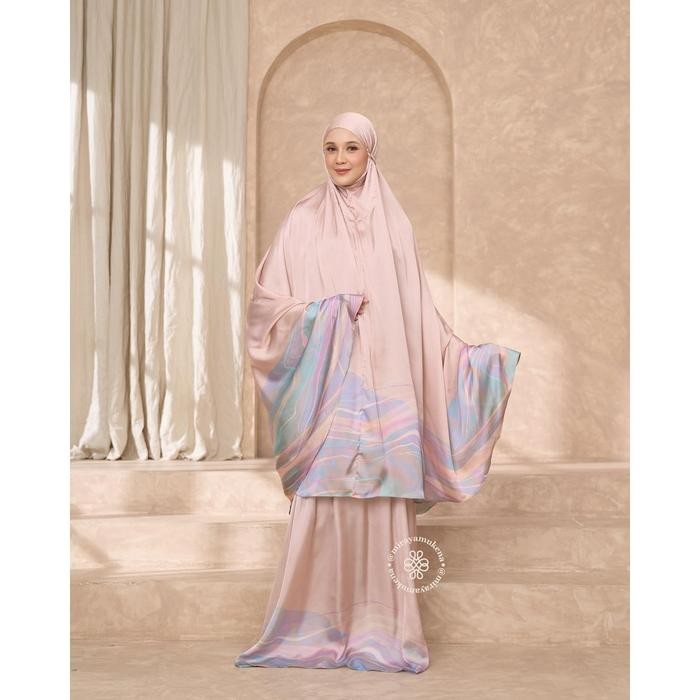 Mukena Travel Printing Miraya Flare Pomelo