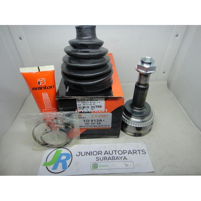 CV JOINT LUAR TOYOTA COROLLA ALTIS 1.8'