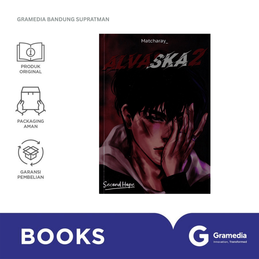Gramedia Bandung Supratman | Buku Novel ALVASKA 2 | Buku Novel Best Seller | Buku Novel Original Gra