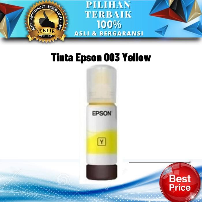 m8lx- Tinta Epson 003 1 Set (4 Warna) L3110/L3150/L1110/L5190 Tinta Epson Original