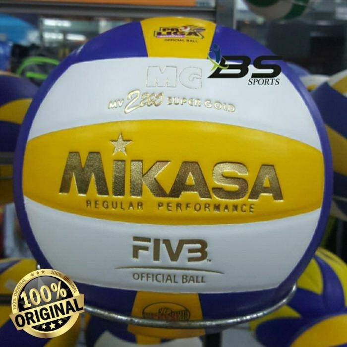 BOLA VOLLY VOLI VOLLEY MIKASA MV2200 MV2200Z MV 2200Z MV 2200 SUPER GOLD ORI ORIGINAL
