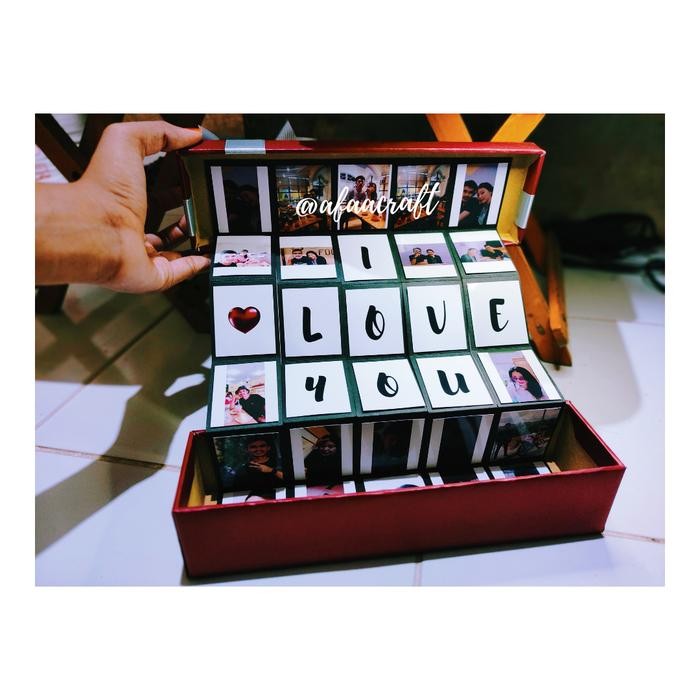 Gift Box Photobox Kotak Kado Hadiah Ulang Tahun Foto Pop Up Large Tbk