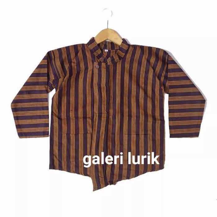 ORIGINAL Surjan Anak Surjan Lurik Baju AJawa Anak READY STOCK