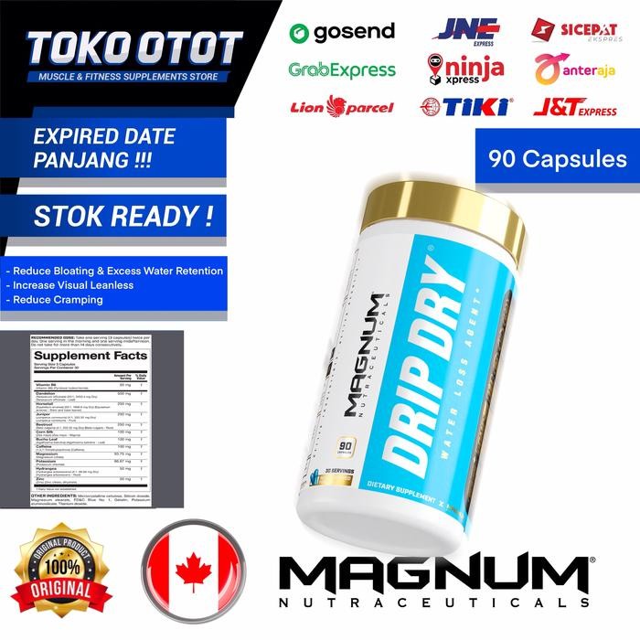 Magnum Drip Dry Water Loss Agent For Lean Muscle 90 Capsules Magnum Nutraceuticals Canada
