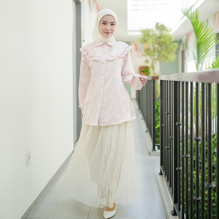 SILKY BLOUSE BY DENOSA FASHION DIGITAL PRINT PREMIUM