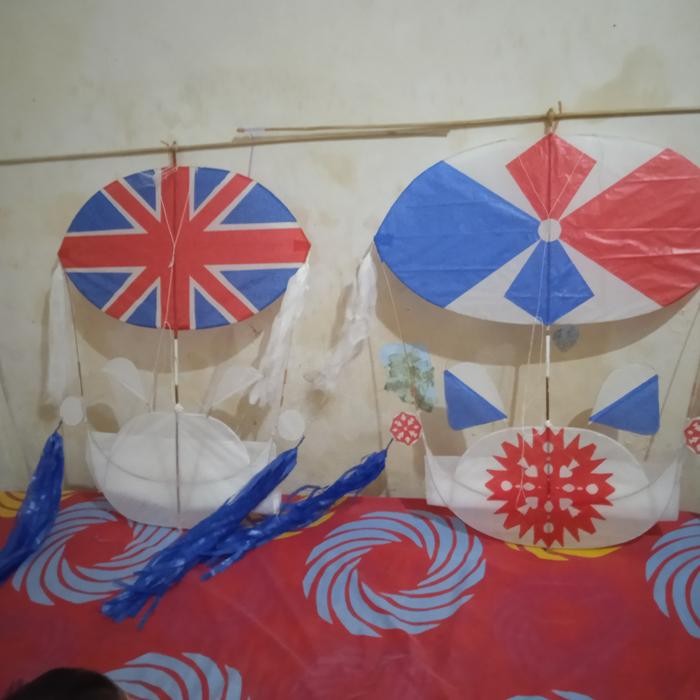 layangan koang kalung buntut 5 meter free cap+gebang plus stel