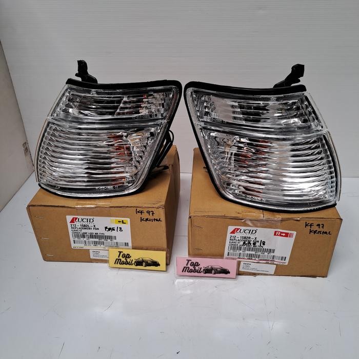 Lampu Sen Depan Kijang Kapsul 1997-1999 Kristal 212-15B2 -X Merk Lucid