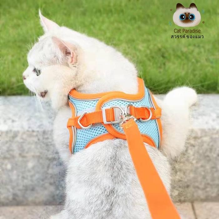 Tali Kucing Harness Anjing Kucing Tali Tuntun Kucing Tali Kucing Harness Kucing Rompi Baju Kucing