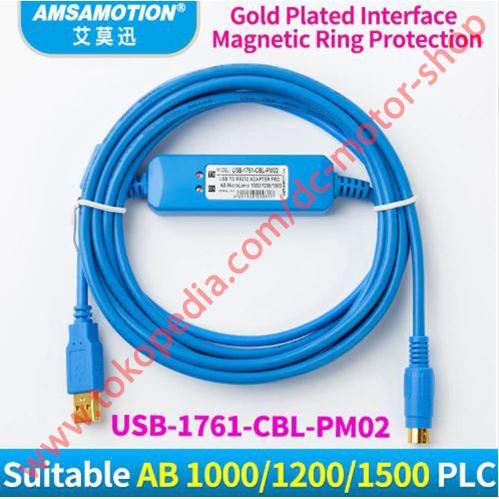 Mantab Usb 1761-Cbl-Pm02 Cable Plc Allen Bradley Ab Micrologix 1000 1200 1500 Terlariss !!