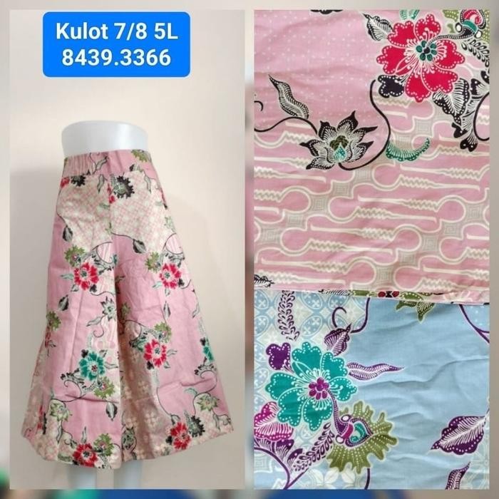 ASLI Celana kulot batik 7/8 Celana batik wanita CB-01 READY STOCK