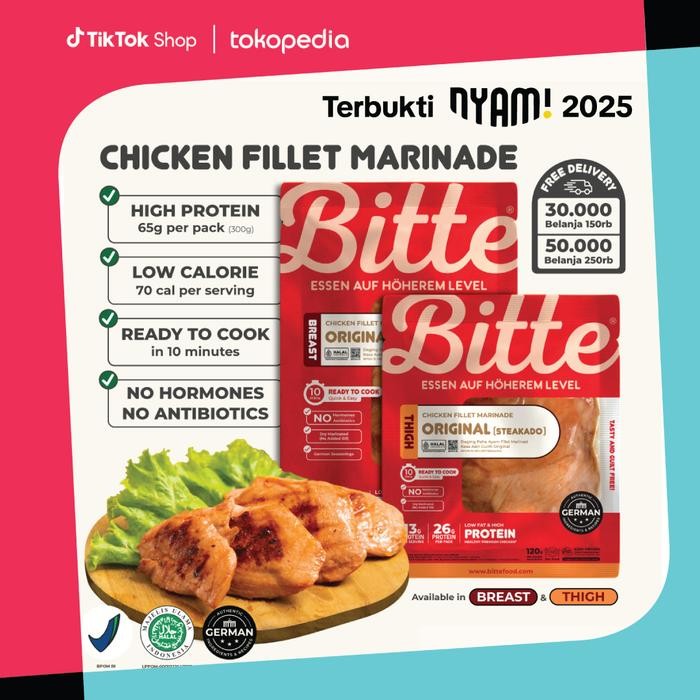 JAJANAJA- Bitte Healthy Frozen Chicken Marinade High Protein Low Calorie & Fat Ready To Cook