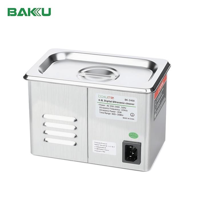 ggyy- Baku Bk-2400 0.8 Liter Stainless Steel Ultrasonic Cleaner Digital