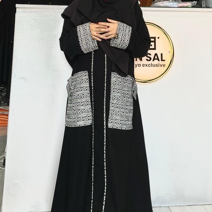 KirimCpT- Abaya Kayra Exclusive By Binsal Abaya Cantik Mewah Daily