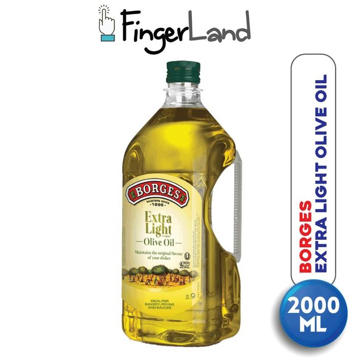 ge4i- Borges Extra Light Olive Oil 2 Liter Minyak Zaitun