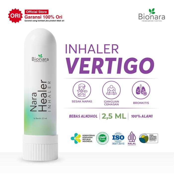 NARA HEALER Inhailer Aromaterapi Atasi Vertigo inhaler aromatherapy oil Inhaler Sinusitis