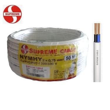 SUPREME Kabel Listrik Serabut NYMHY 2x0,75 per Meter