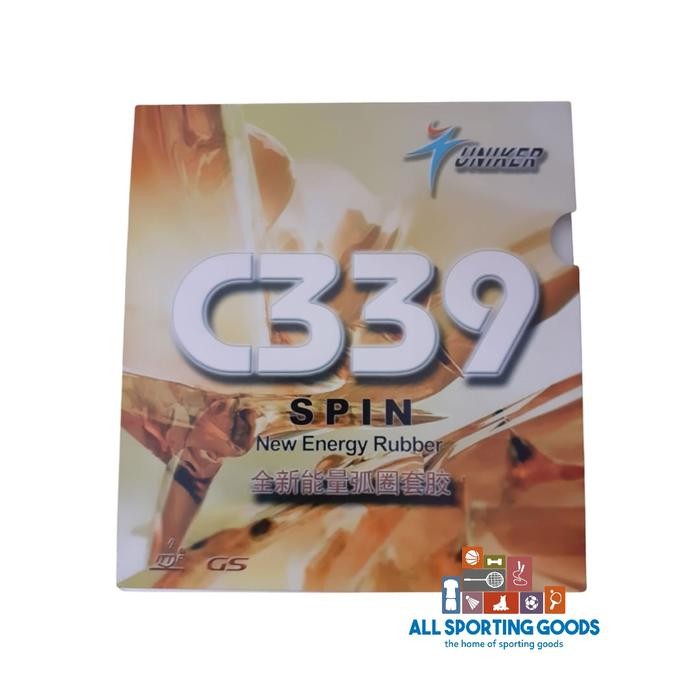 beg0- Karet Ping Pong/Tenis Meja Uniker C339 Spin Import Original