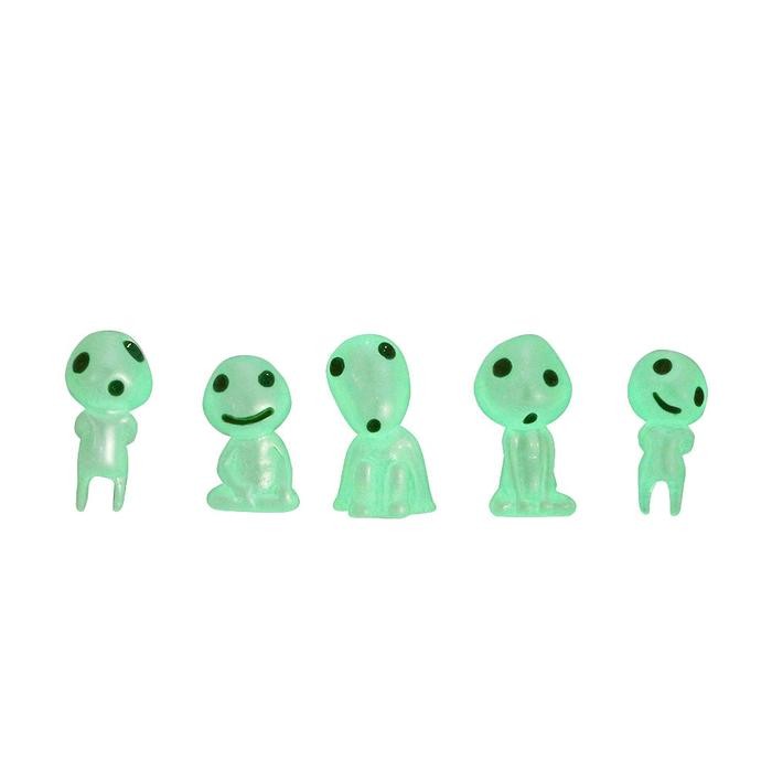 10 BUAH GHIBLI KODAMA ROH POHON PUTRI MONONOKE MININATURES FIGUR