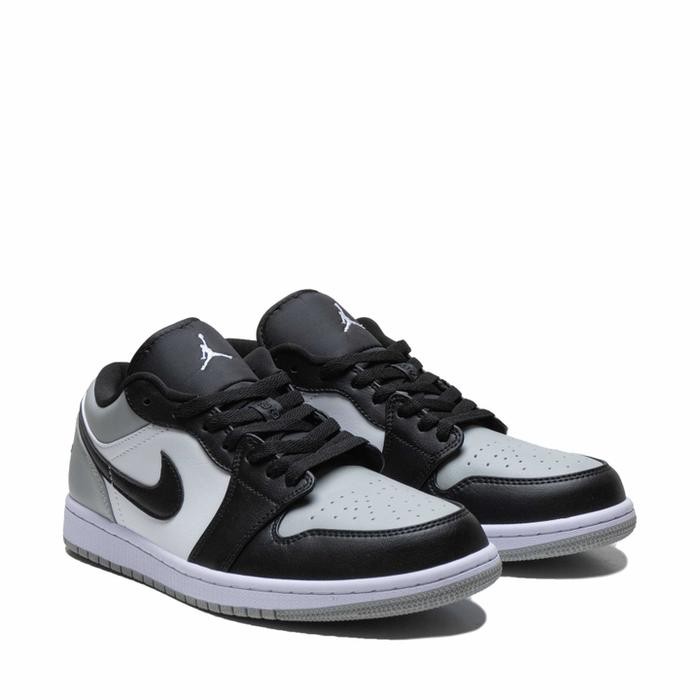 Jordan 1 Low Grey Toe (GS) Black Light Smoke Grey White