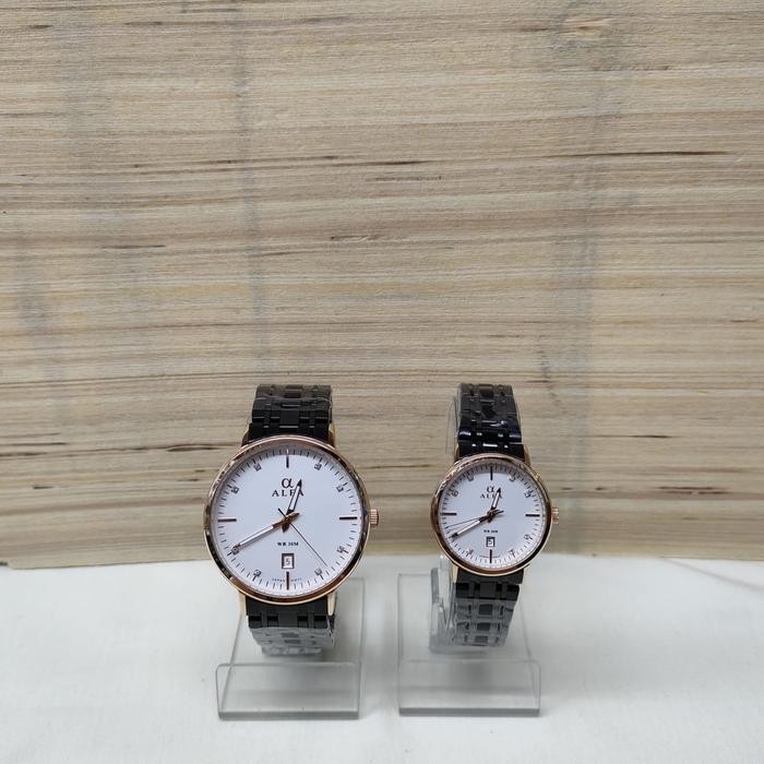 Jam Tangan Alfa 88171 Rantai Tanggal Original Waterresistant