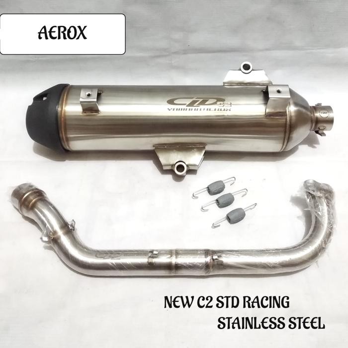 Knalpot CLD C2 Aerox Standar Racing - Knalpot Standar Racing Aerox 155