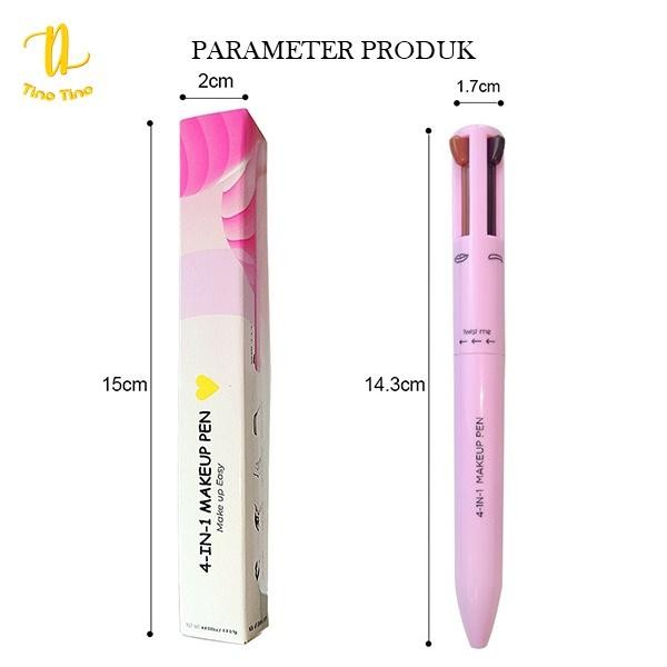 ibe8- Tino Tino 4In1 Make Up Pen Touch Up Pen Makeup Eyeliner/Brow Liner/Lip Liner Dan
