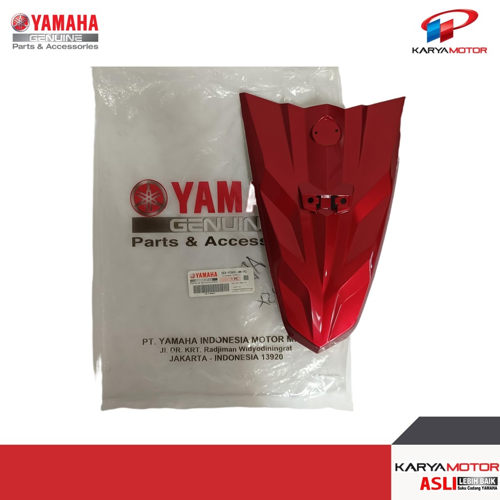 Yamaha Cover Tameng Panel Depan Dudukan Plat Nomor Merah PANEL, FRONT (DRMK) 2SX1 Yamaha Soul GT 125