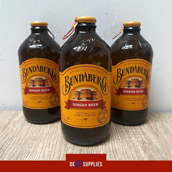 Bundaberg GingerBeer 375ml - Ginger Drink Bundeberg Australia Minuman Soda