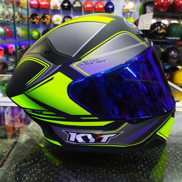 visor - kaca tt course iridium blue