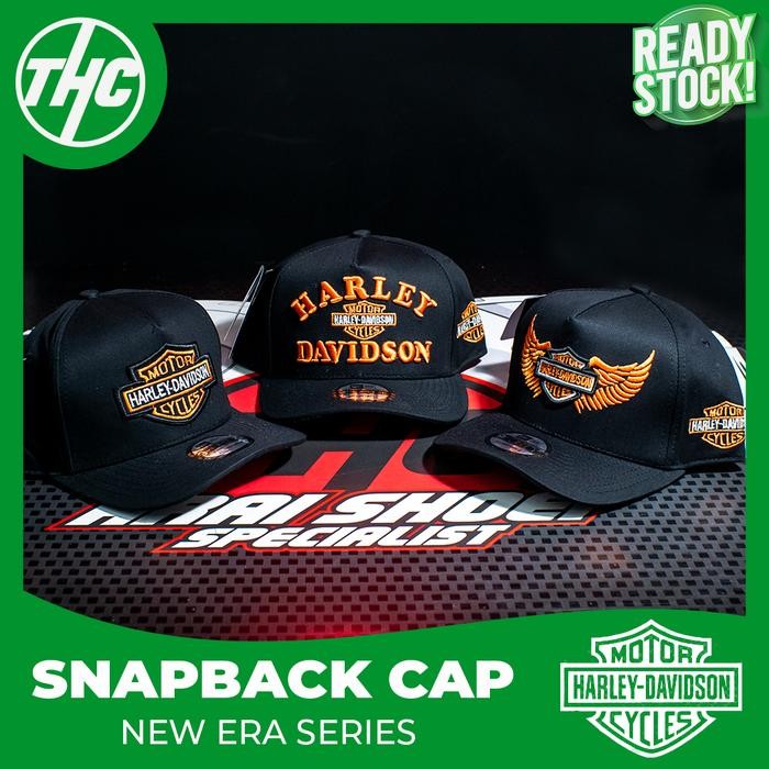 TOPI CAP SNAPBACK NEW ERA HARLEY DAVIDSON TOPI MOTOR