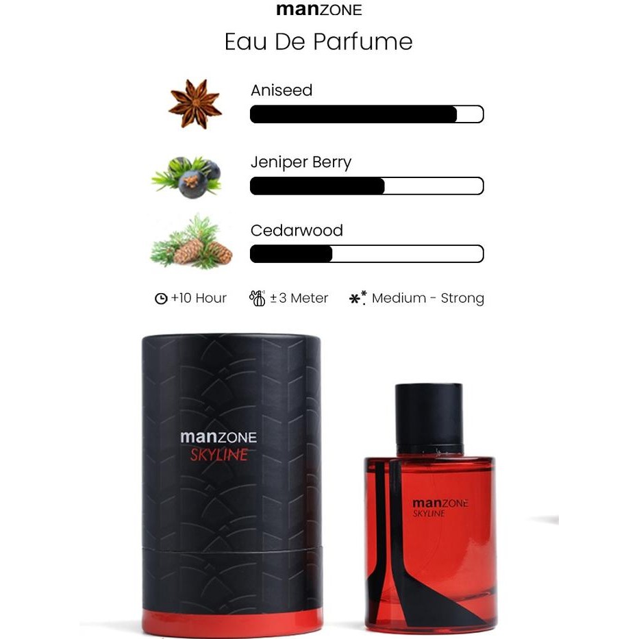 MANZONE - Parfum Skyline 100ml - Red