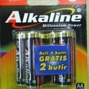 Baterai Alkaline Aa Isi 6 Battery Alkaline Aa Isi 6 Promo 