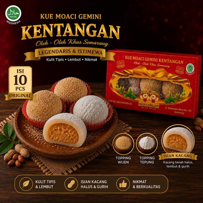 Kue Moaci Kentangan Original Isi 10 (Isi Kacang Tanah) [Baca Deskripsi]