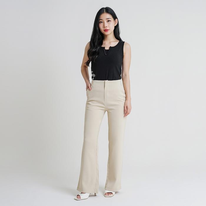 Shenelin Celana Cutbray Bahan Ariana Cutbray Pants - Celana Cutbray Bahan Kain Wanita Celana Panjang