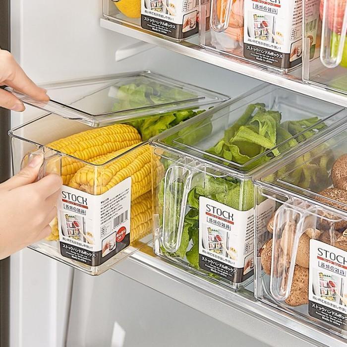 Kontainer Makanan Penyimpanan Kulkas Storage Box Bening