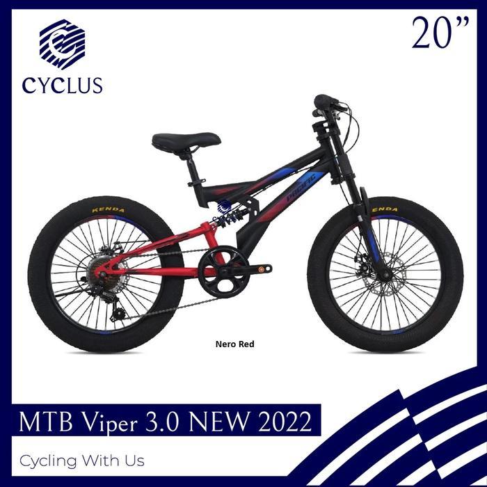 Sepeda Pacific MTB Viper 3.0 Ban Besar 7 Speed 20 Inch