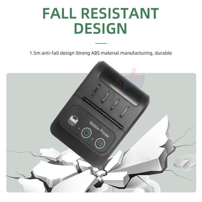 Viral Printer termal Printer 58mm Alat pencetakan termal Pencetakan resi Dukungan multi-platform