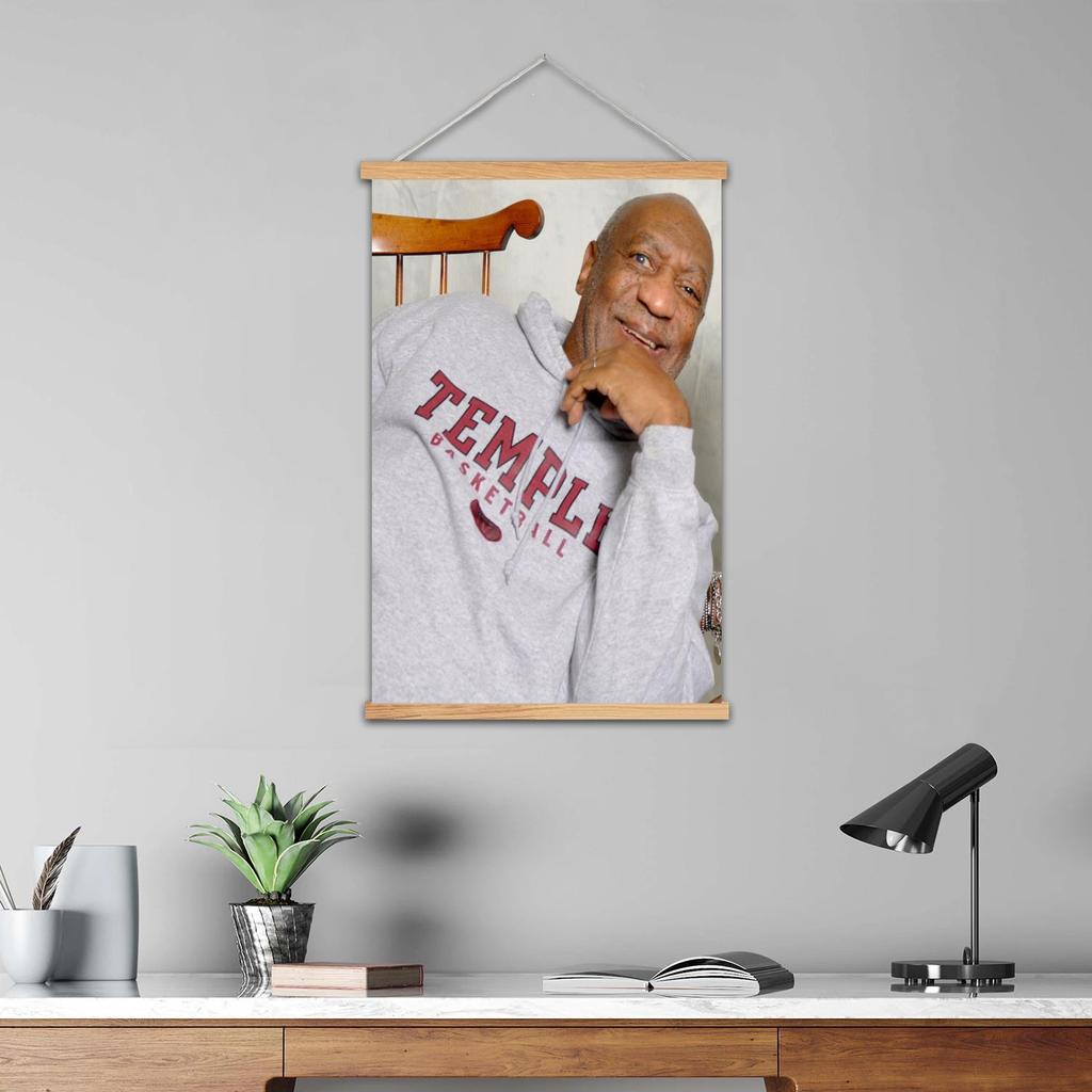 Bill Cosby Framed Wall Painting Canvas Art Poster and Wall Art, Modern Family Bedroom Decor,