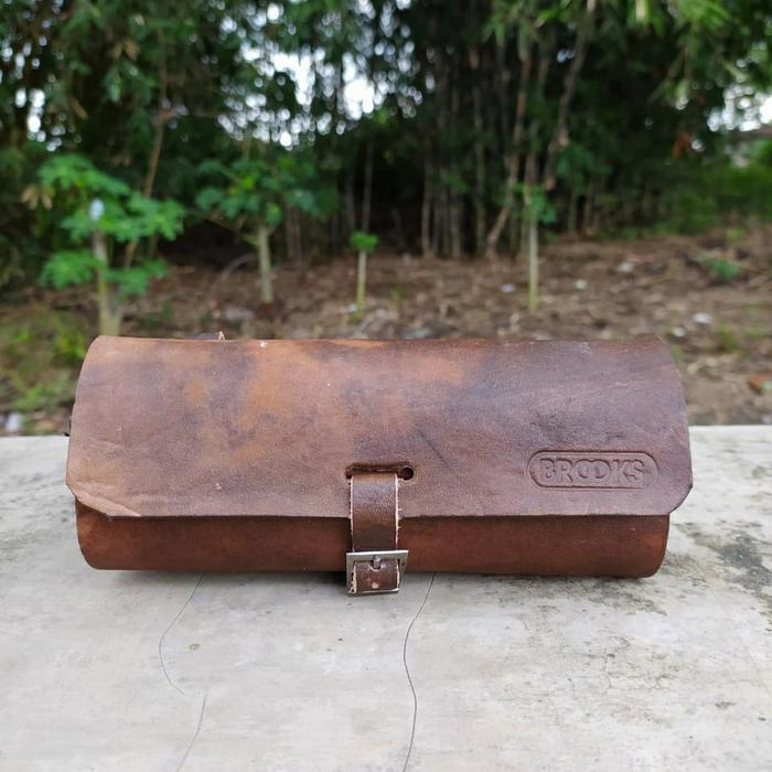 Tas Sadel Kulit Ontel - Tas Sadel Sepeda - Tas Kulit Ontel Onthel - Tas Kulit Sepeda Onthel -
