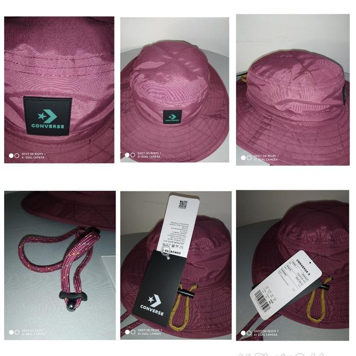 Topi Bucket Rimba Pria Converse Boonie Hat Original Cherry Vision Terlaris