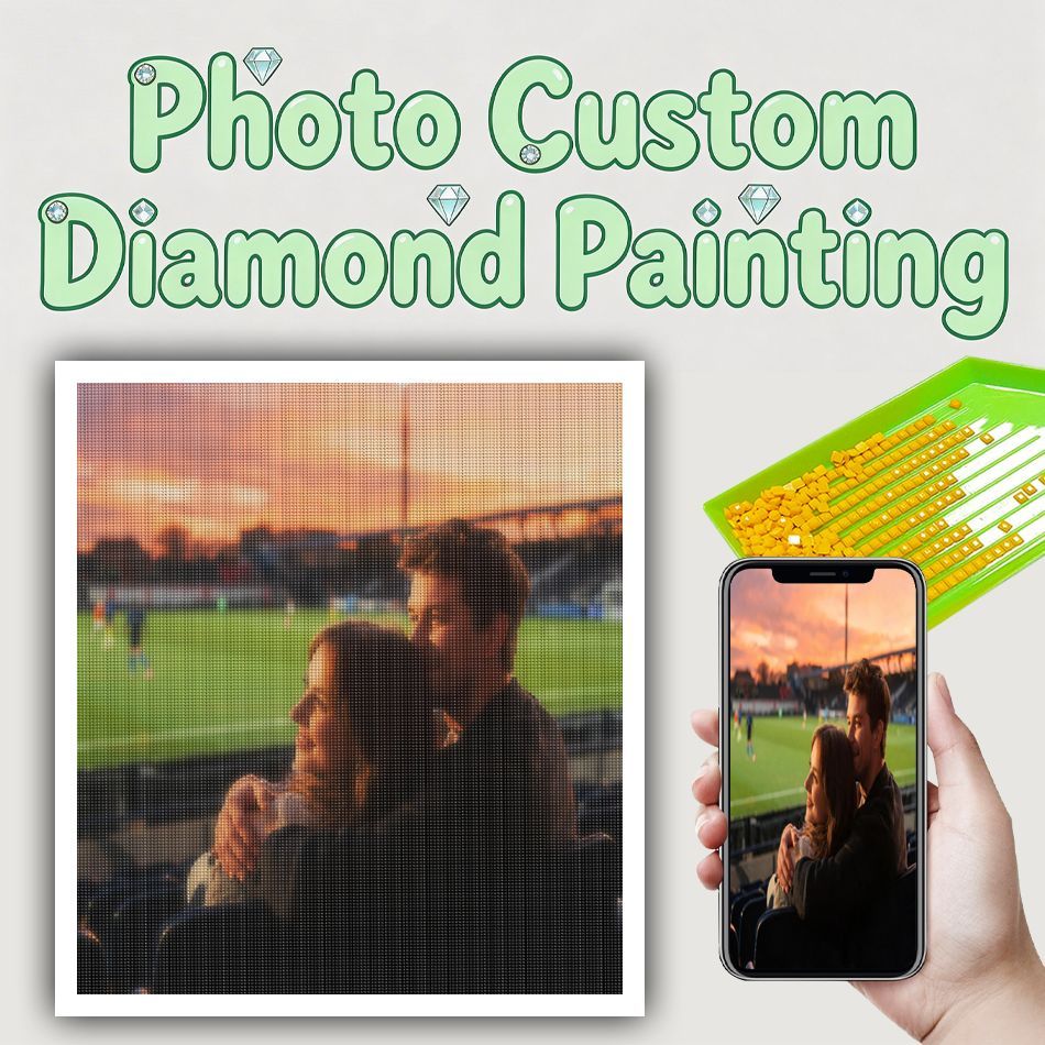 Ruopoty Football Match Photo Custom Diy Diamond Embroidery Diamond Painting Stitch Diamond Mosaic