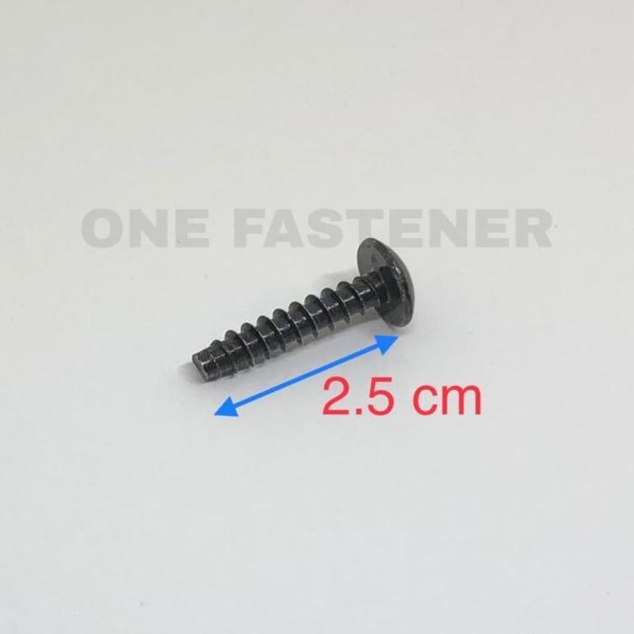 NEW Sekrup Filter HONDA M5x25 Only HITAM 100 pc