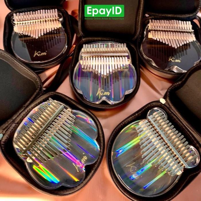 Promo Kimi Rainbow Kalimba 17 Keys Akrilik Acrylic Hardcase Original M10S Terlaris