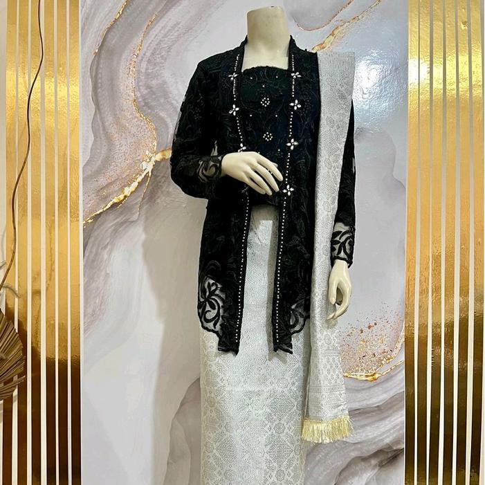 SETELAN KEBAYA KUTU BARU TILE PAYET/KUTU BARU TILE/KEBAYA PAYET/KEBAYA CANTIK/KEBAYA WISUDA/KEBAYA -