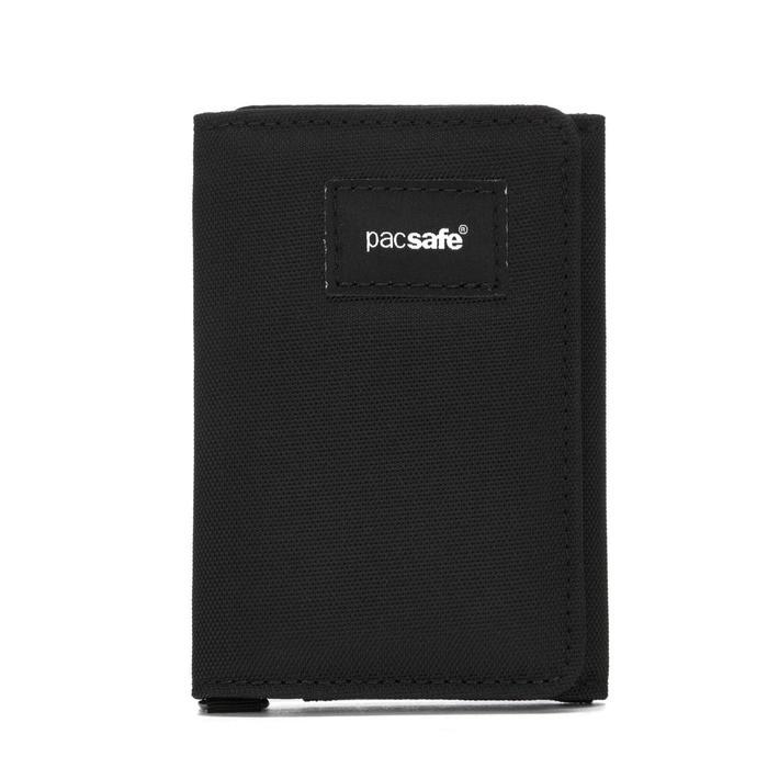 Pacsafe RFIDsafe RFID Blocking Trifold Travel Wallet Dompet Pria / Wanita - Black